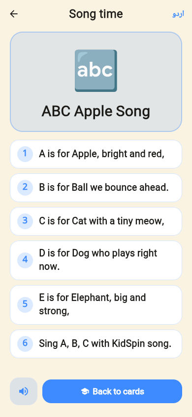 Song Time — sing-along nursery rhymes